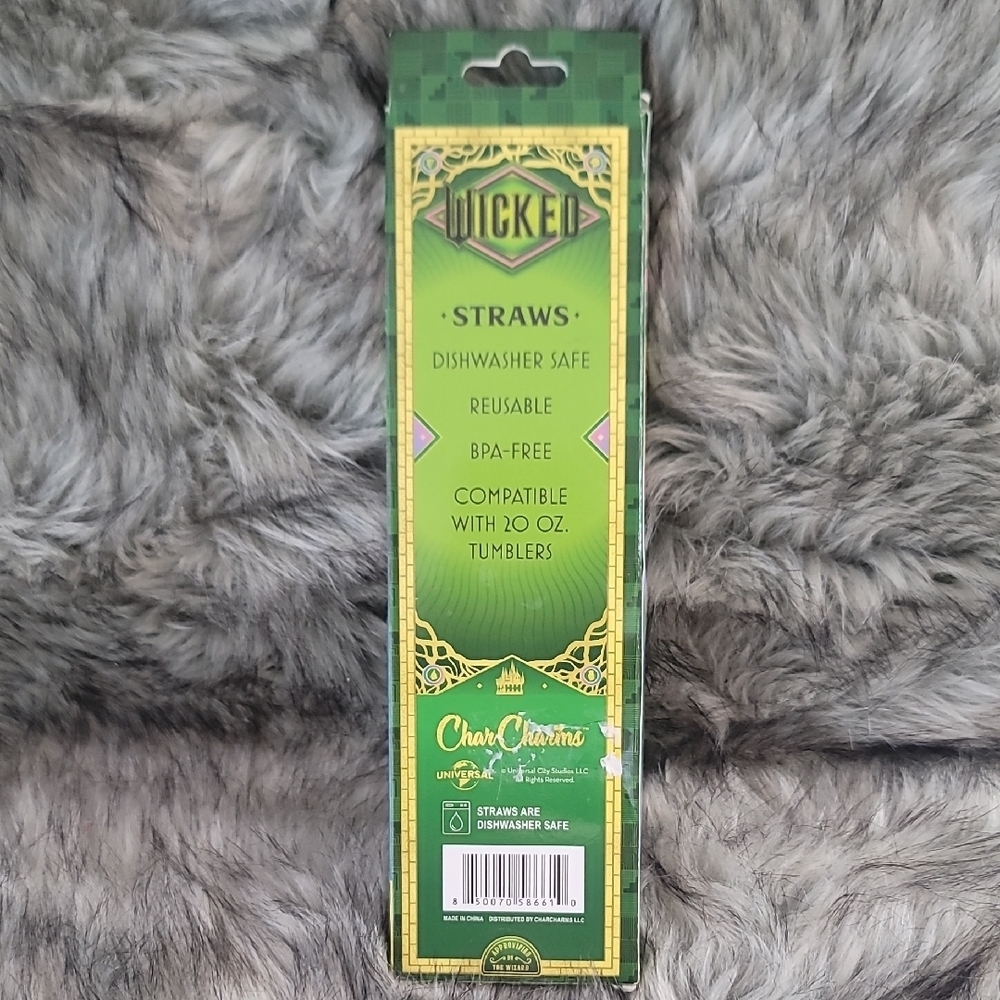 Wicked Elphaba Straw Set NWT - Picture 5 of 7